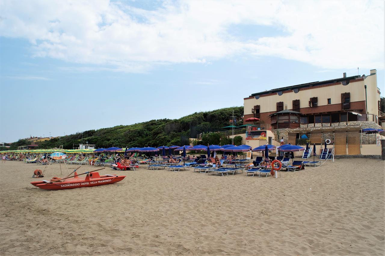 Hotel Villa Tramonto Direttamente Sul Mare San Vincenzo Extérieur photo